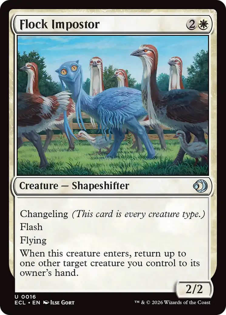 Flock Impostor [Lorwyn Eclipsed] | Cards and Coasters CA
