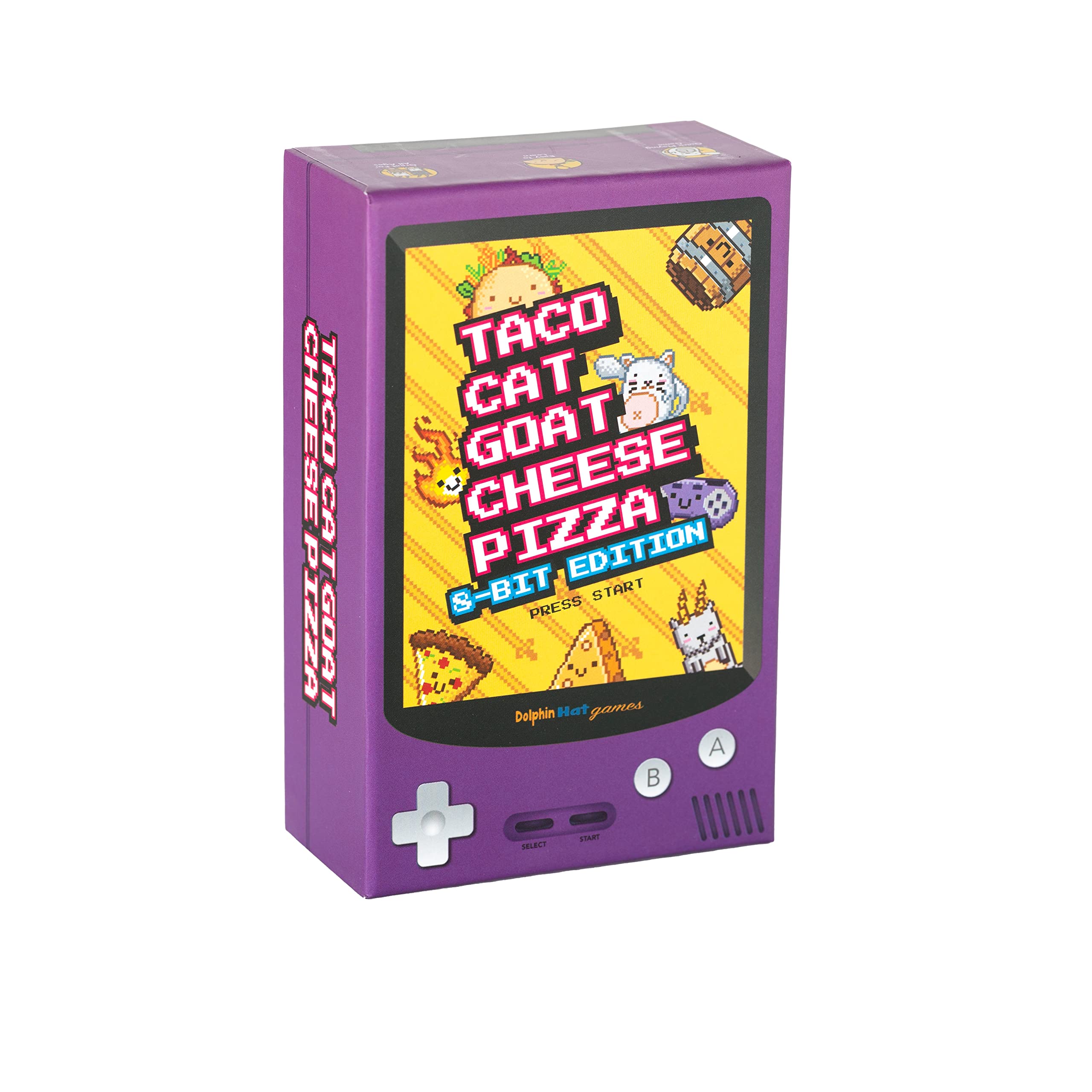 Taco Cat Goat Cheese Pizza: 8-Bit Edition | Cards and Coasters CA