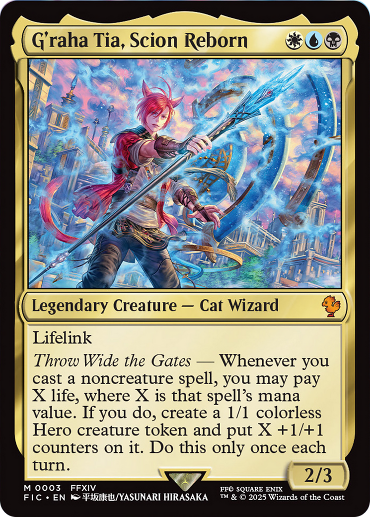G'raha Tia, Scion Reborn [FINAL FANTASY Commander] | Cards and Coasters CA