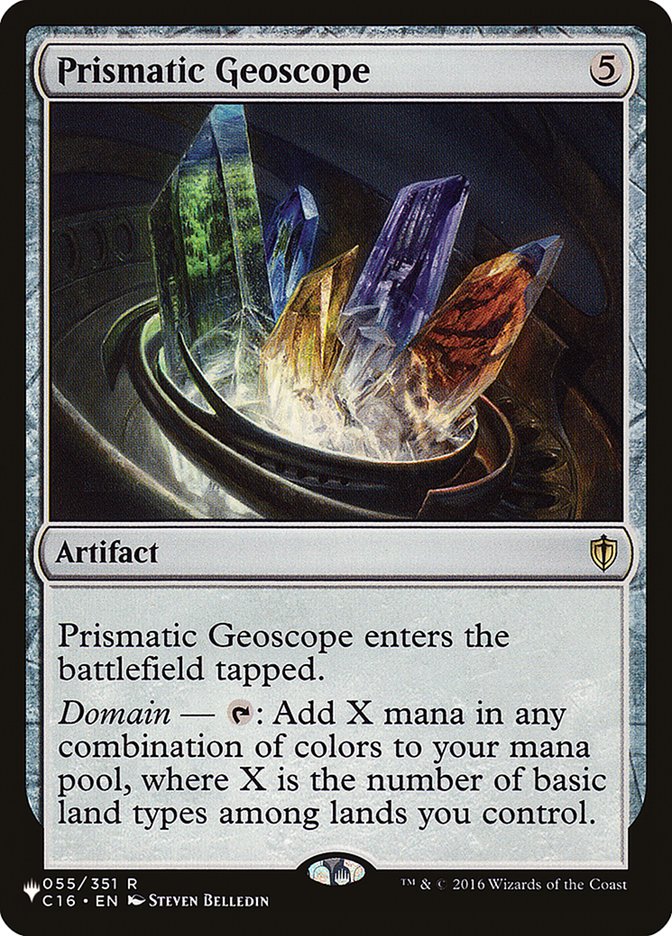 Prismatic Geoscope [The List] | Cards and Coasters CA