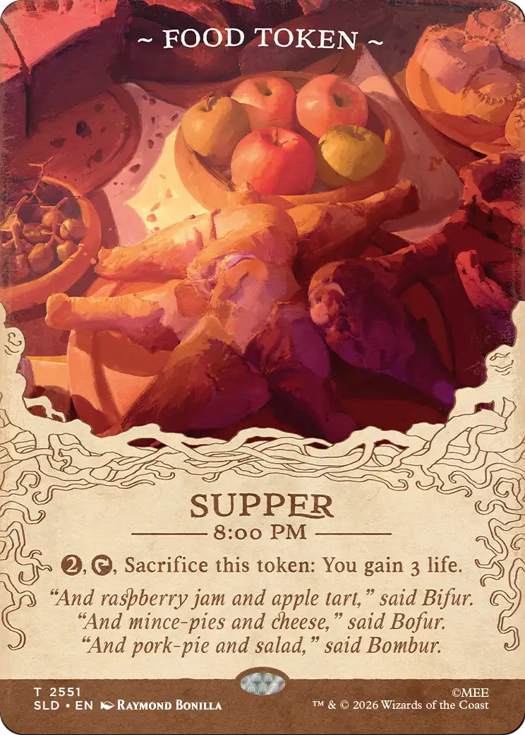 Food Token (2551) [Secret Lair Drop Series] | Cards and Coasters CA