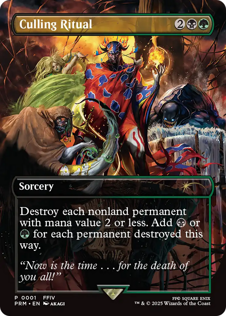 Culling Ritual [Wizards Play Network 2025] | Cards and Coasters CA