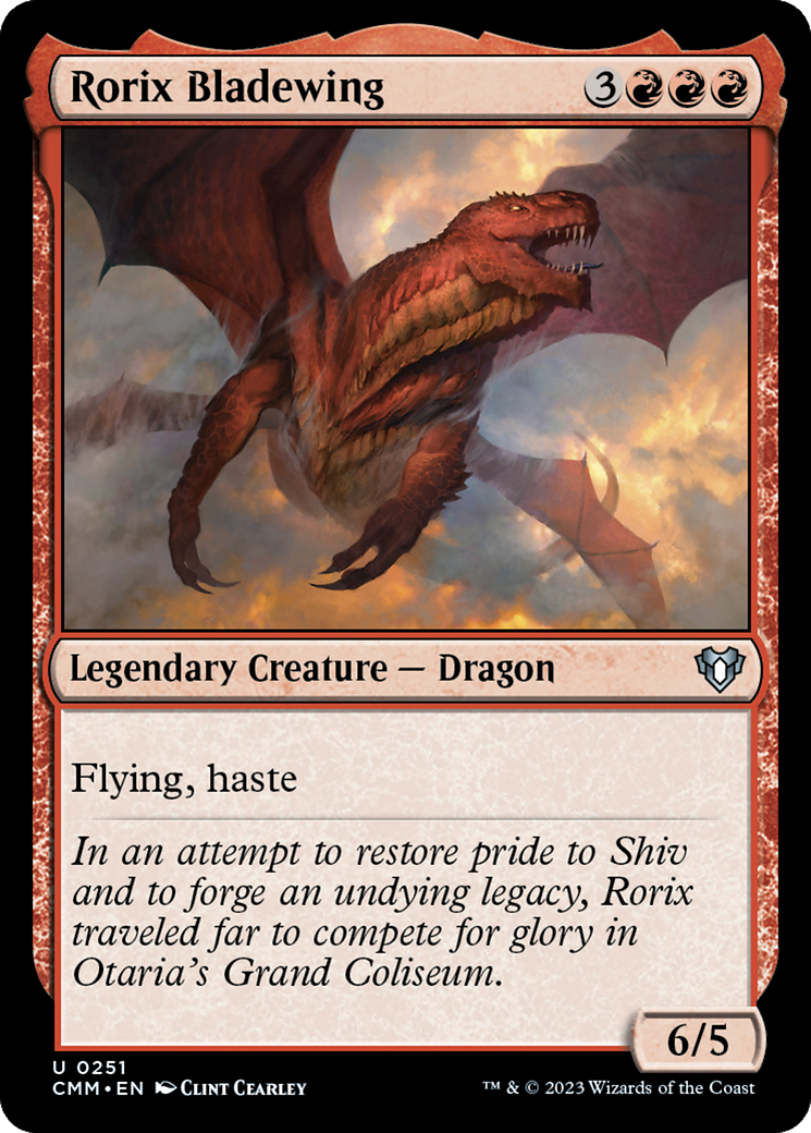 Rorix Bladewing [Commander Masters] | Cards and Coasters CA