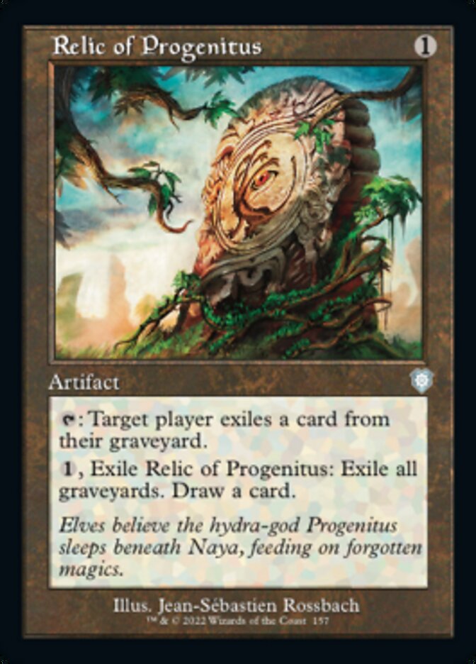 Relic of Progenitus (Retro) [The Brothers' War Commander] | Cards and Coasters CA