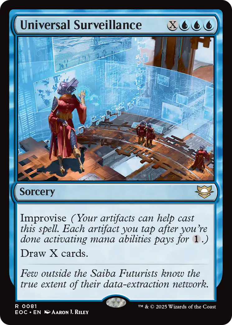 Universal Surveillance [Edge of Eternities Commander] | Cards and Coasters CA