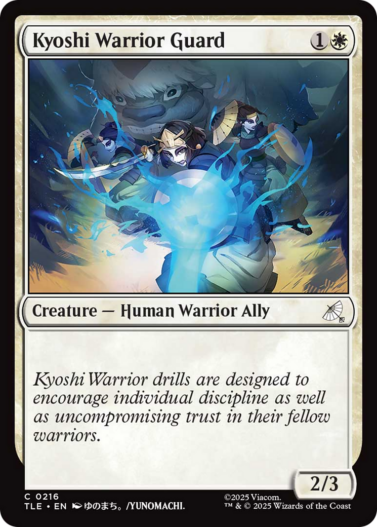 Kyoshi Warrior Guard [Avatar: The Last Airbender: Eternal-Legal] | Cards and Coasters CA