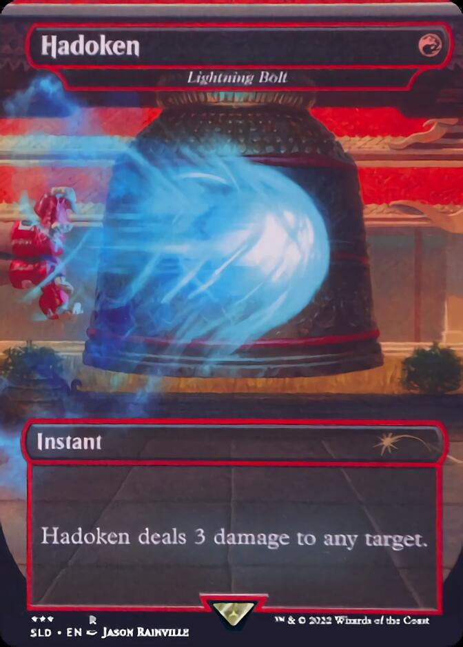 Lightning Bolt - Hadoken [Secret Lair Drop Series] | Cards and Coasters CA