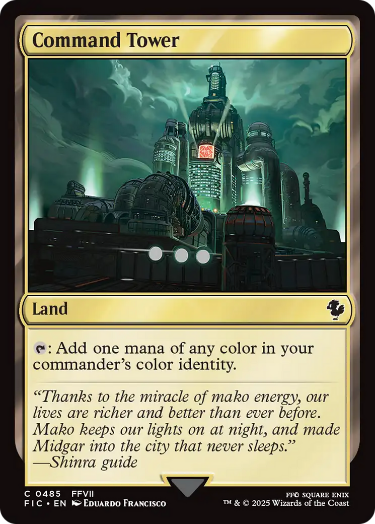Command Tower (0485) [FINAL FANTASY Commander] | Cards and Coasters CA