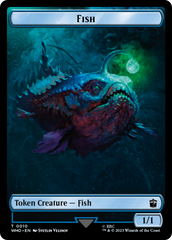 Fish // Alien Insect Double-Sided Token [Doctor Who Tokens] | Cards and Coasters CA