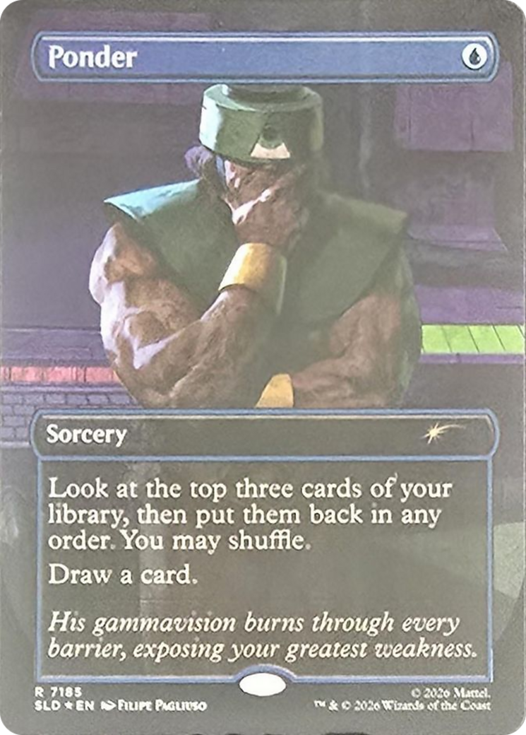 Ponder (7185) [Secret Lair Drop Series] | Cards and Coasters CA