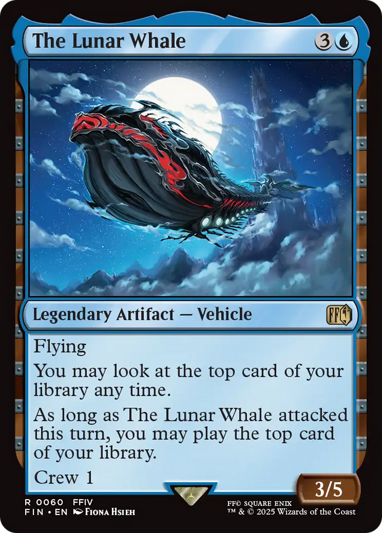 The Lunar Whale [FINAL FANTASY] | Cards and Coasters CA