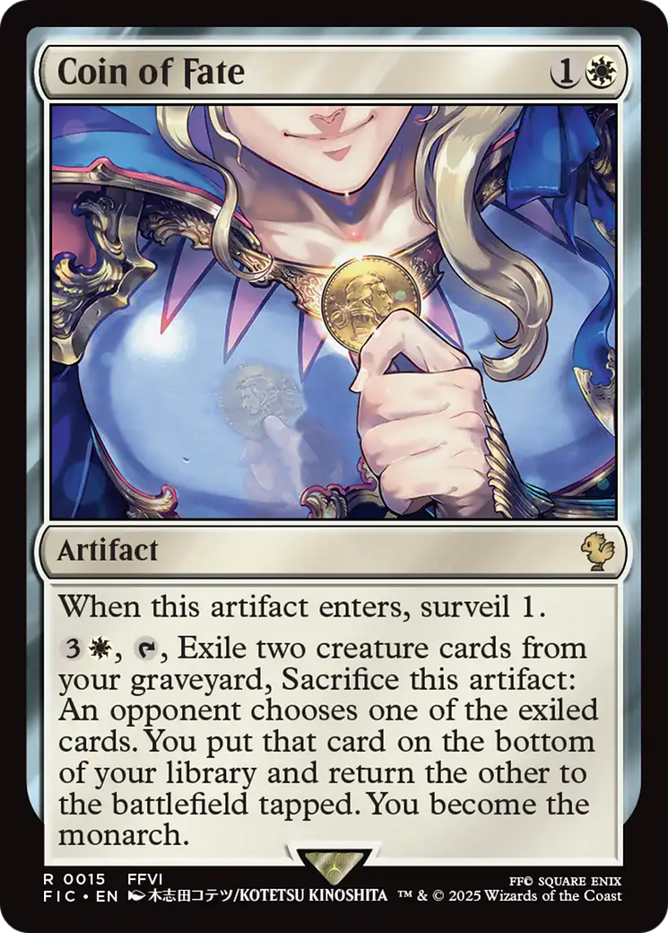 Coin of Fate [FINAL FANTASY Commander] | Cards and Coasters CA