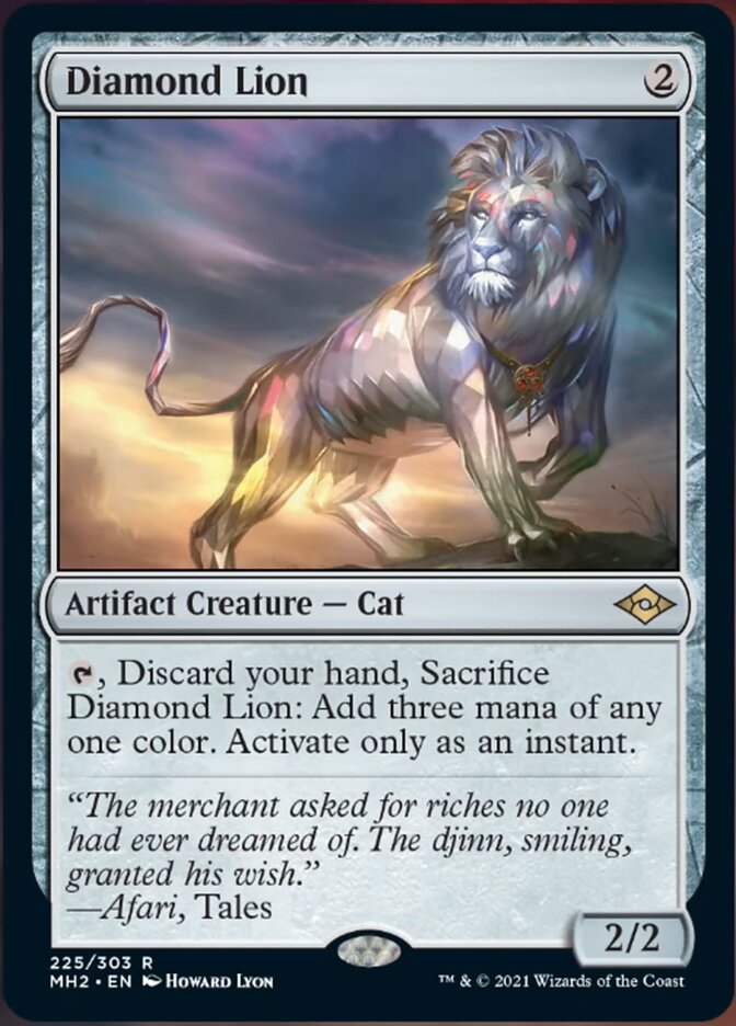 Diamond Lion [Modern Horizons 2] | Cards and Coasters CA