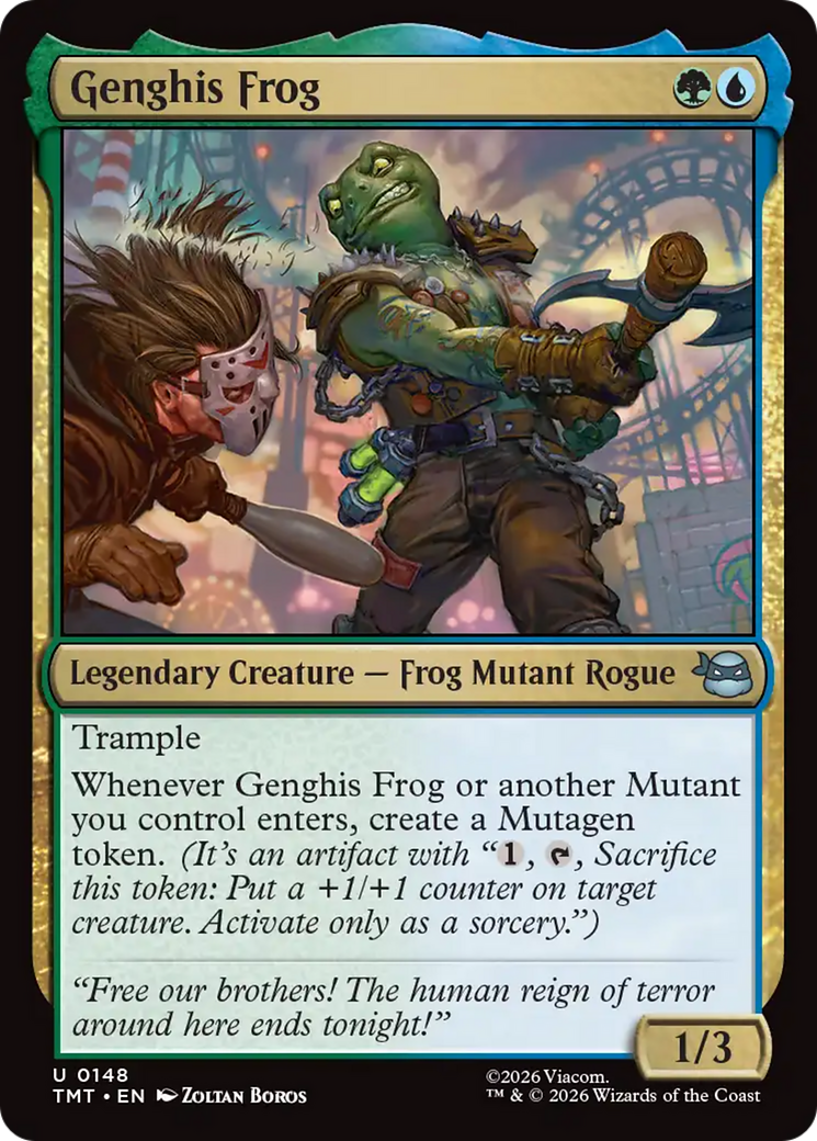 Genghis Frog [Teenage Mutant Ninja Turtles] | Cards and Coasters CA