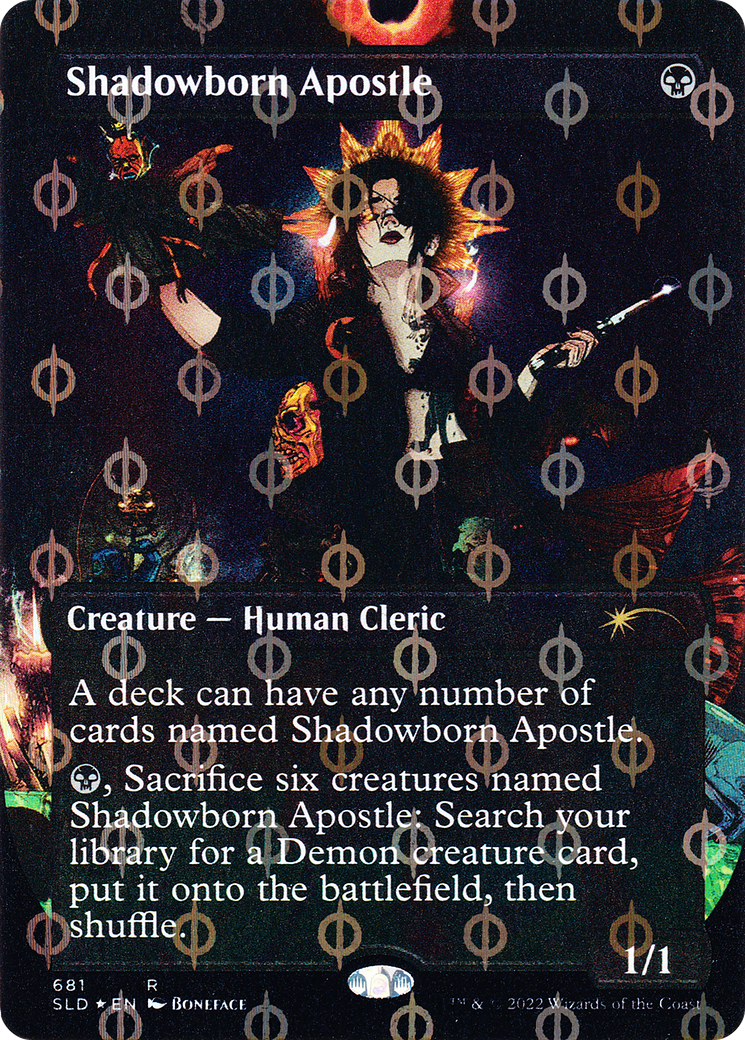 Shadowborn Apostle (681) (Step-and-Compleat Foil) [Secret Lair Drop Promos] | Cards and Coasters CA