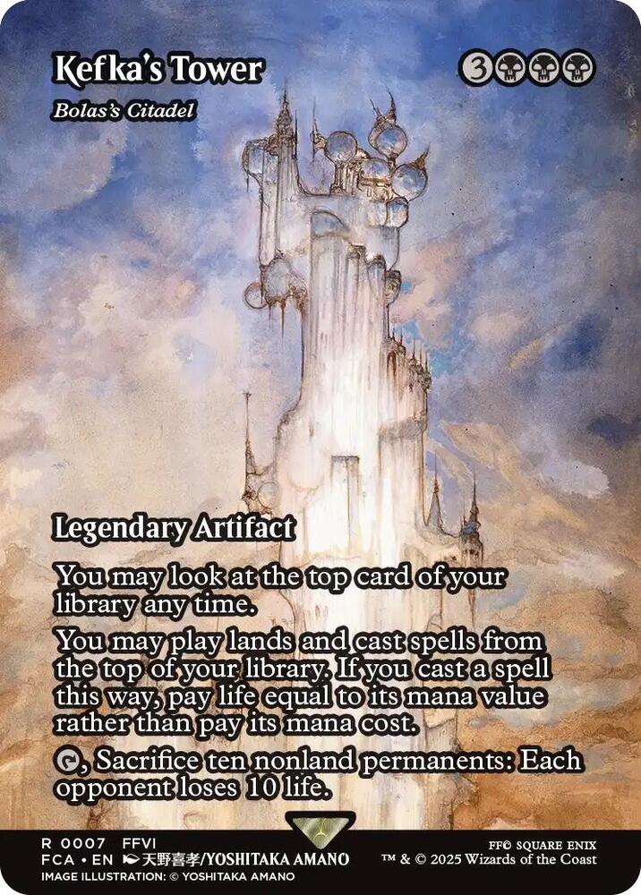 Kefka's Tower - Bolas's Citadel (Showcase) [FINAL FANTASY : Through the Ages] | Cards and Coasters CA