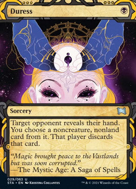 Duress (Foil Etched) [Strixhaven: Mystical Archive] | Cards and Coasters CA