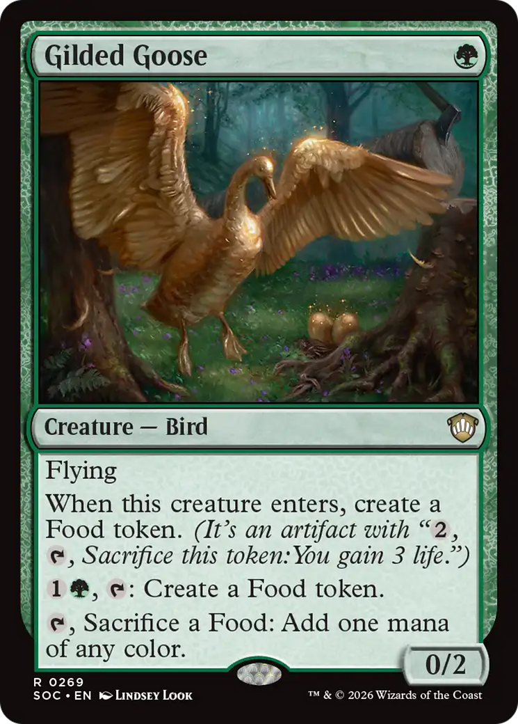 Gilded Goose [Secrets of Strixhaven Commander] | Cards and Coasters CA