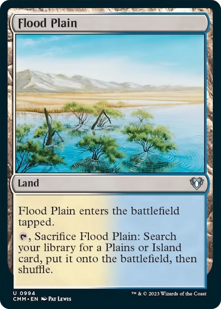 Flood Plain [Commander Masters] | Cards and Coasters CA