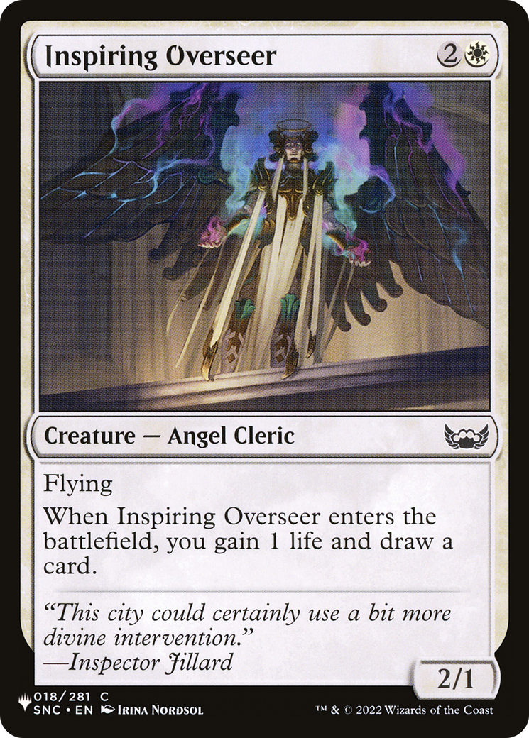 Inspiring Overseer [The List Reprints] | Cards and Coasters CA