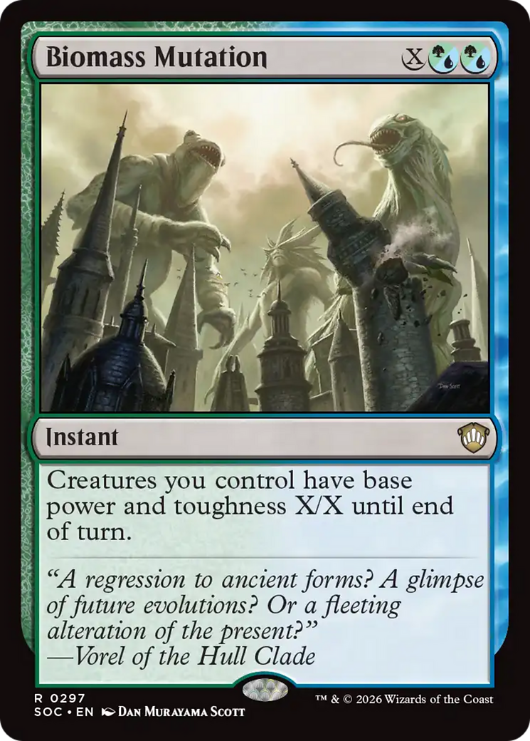 Biomass Mutation [Secrets of Strixhaven Commander] | Cards and Coasters CA