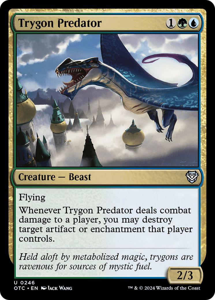 Trygon Predator [Outlaws of Thunder Junction Commander] | Cards and Coasters CA