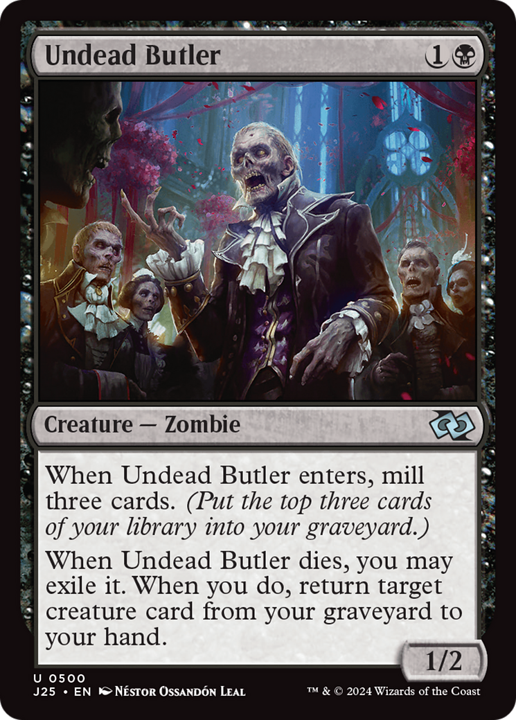 Undead Butler [Foundations Jumpstart] | Cards and Coasters CA