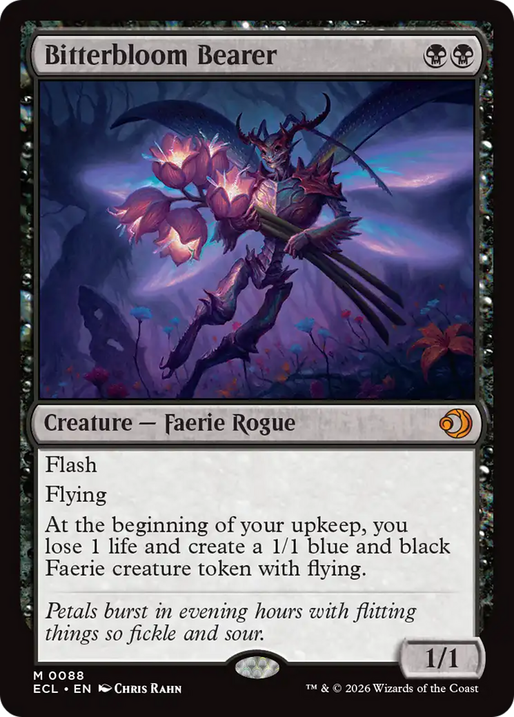 Bitterbloom Bearer [Lorwyn Eclipsed] | Cards and Coasters CA