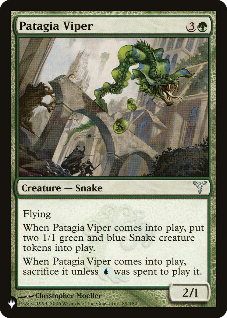 Patagia Viper [The List] | Cards and Coasters CA