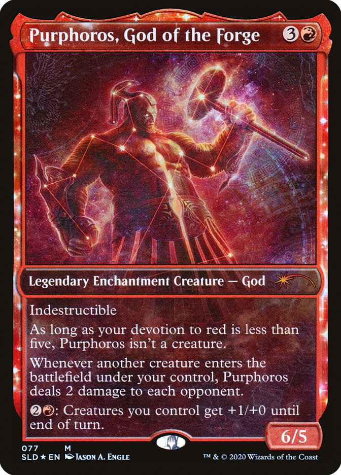 Purphoros, God of the Forge [Secret Lair Drop Series] | Cards and Coasters CA