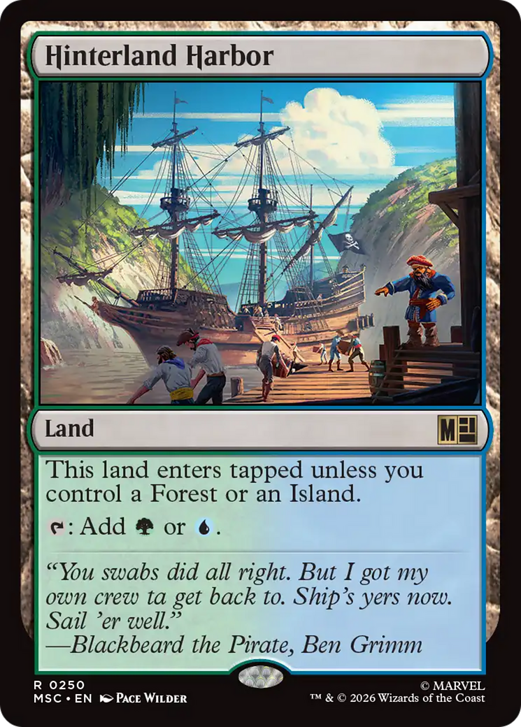 Hinterland Harbor [Marvel Super Heroes Commander] | Cards and Coasters CA