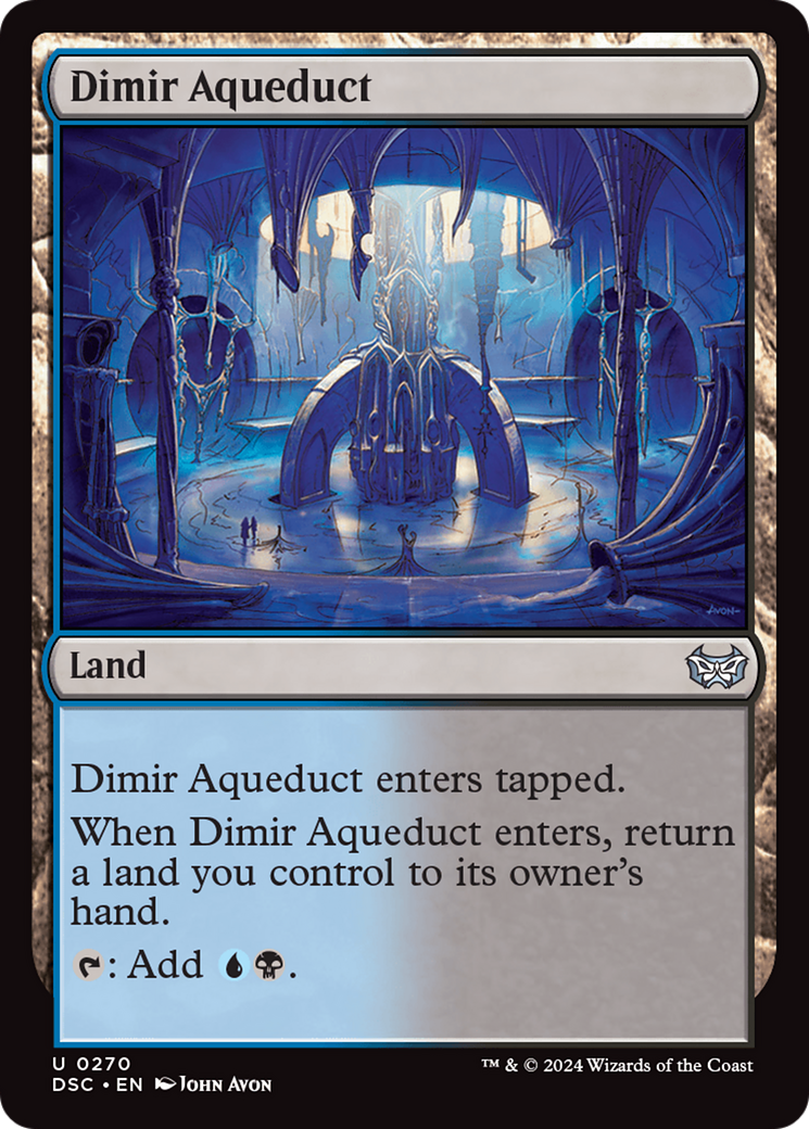 Dimir Aqueduct [Duskmourn: House of Horror Commander] | Cards and Coasters CA