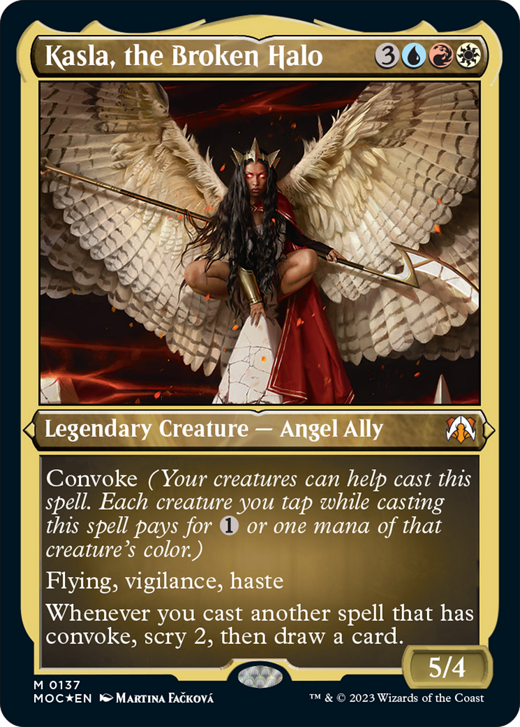 Kasla, the Broken Halo (Display Commander) [March of the Machine Commander] | Cards and Coasters CA