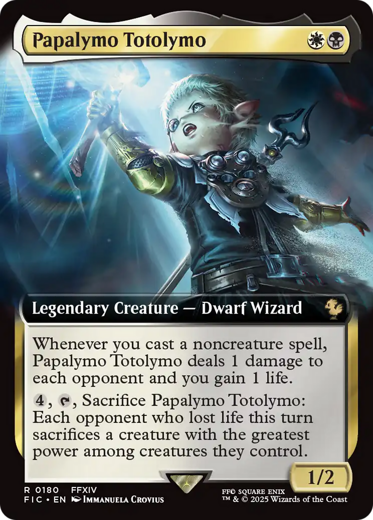 Papalymo Totolymo (Extended Art) [FINAL FANTASY Commander] | Cards and Coasters CA