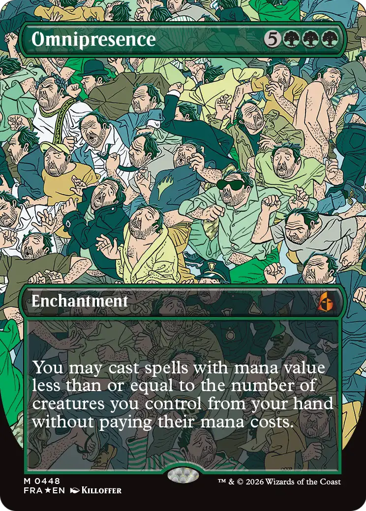 Omnipresence (Borderless) (0448) [Reality Fracture] | Cards and Coasters CA