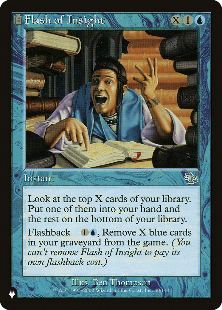 Flash of Insight [The List Reprints] | Cards and Coasters CA