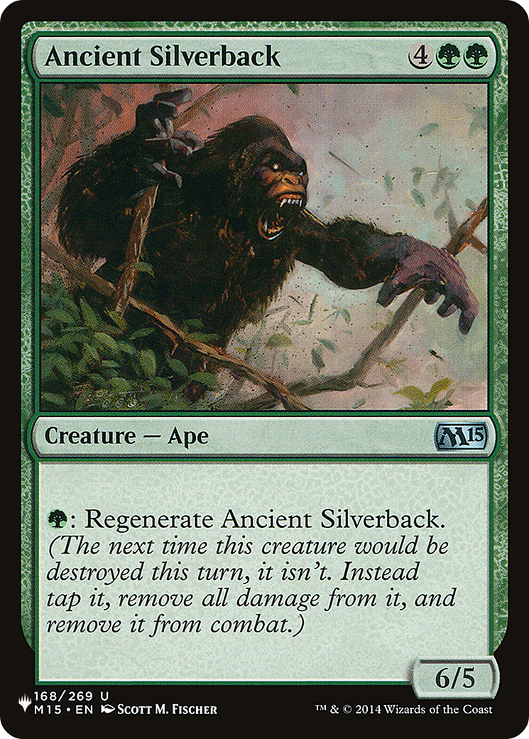 Ancient Silverback [The List Reprints] | Cards and Coasters CA