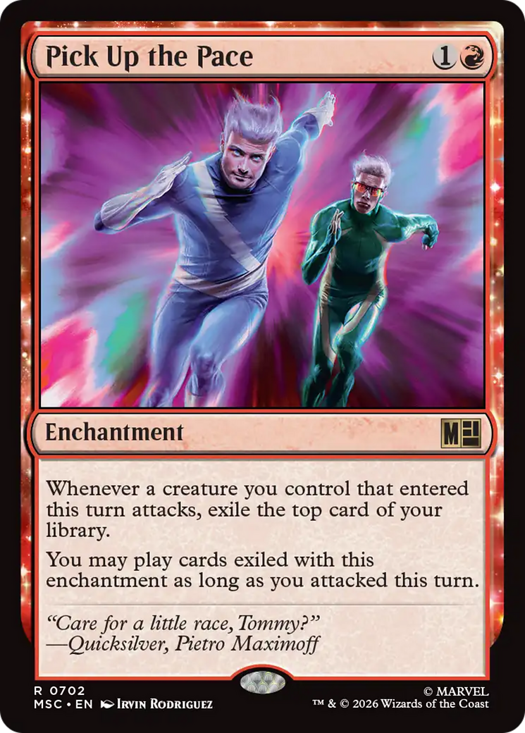 Pick Up the Pace [Marvel Super Heroes Commander] | Cards and Coasters CA
