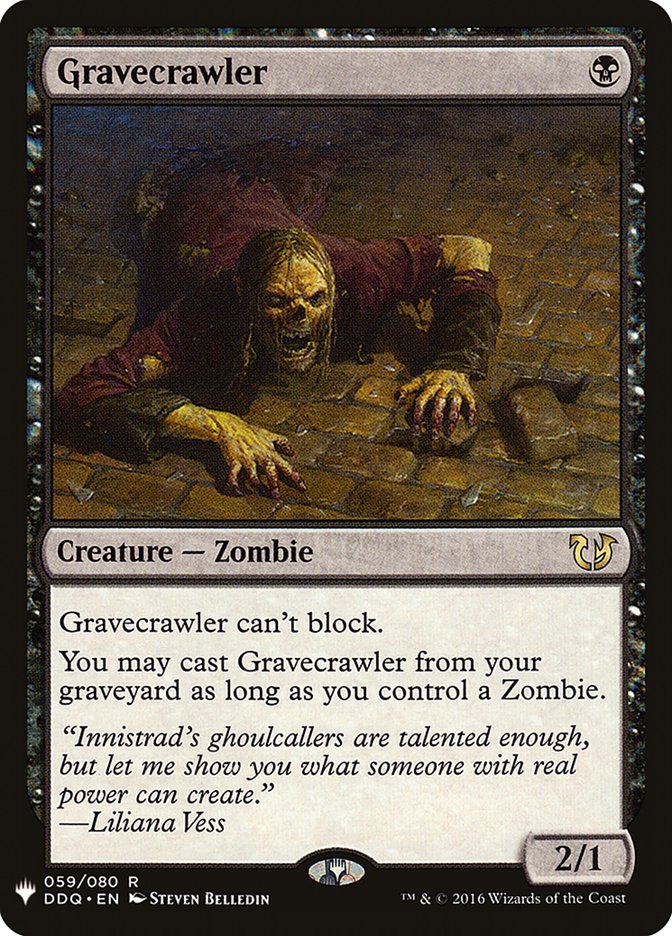 Gravecrawler [Mystery Booster] | Cards and Coasters CA