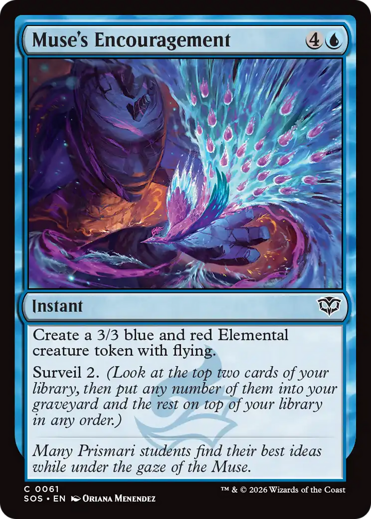 Muse's Encouragement [Secrets of Strixhaven] | Cards and Coasters CA