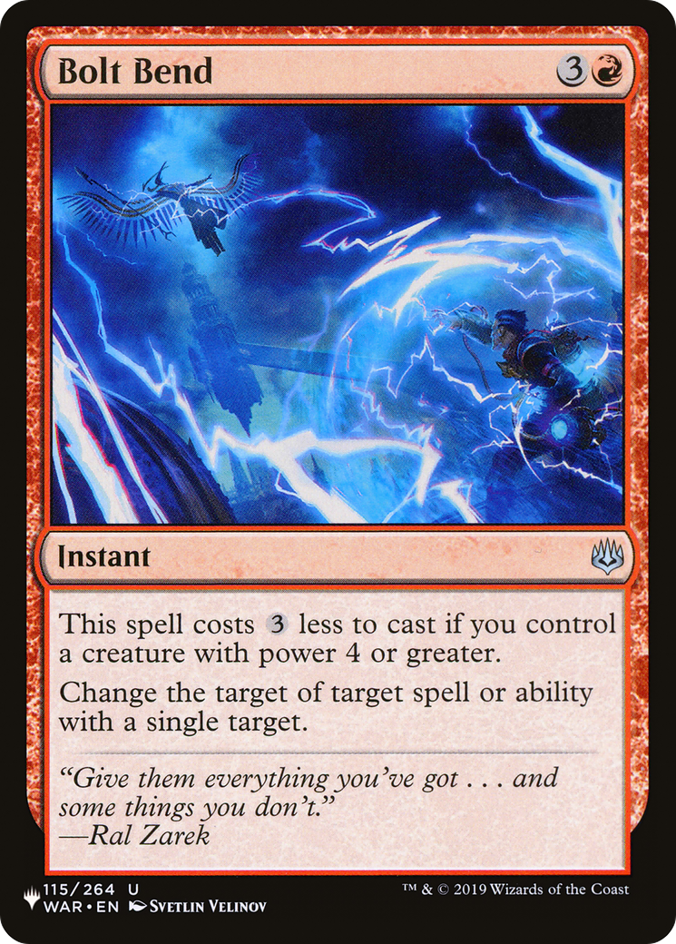Bolt Bend [The List] | Cards and Coasters CA