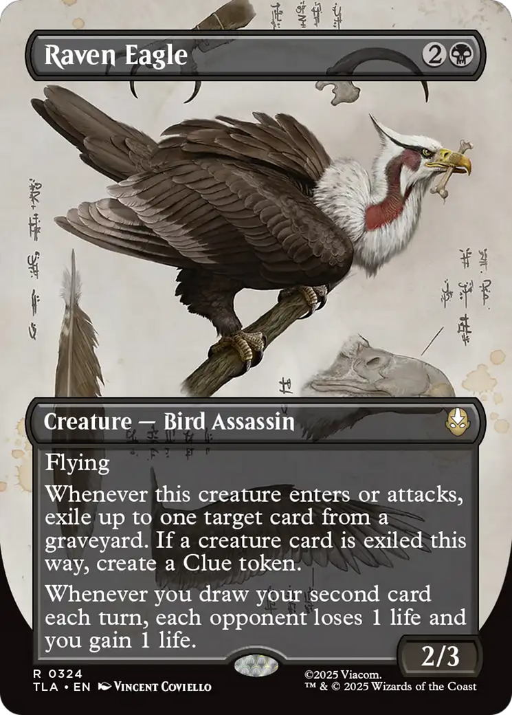 Raven Eagle (Borderless) [Avatar: The Last Airbender] | Cards and Coasters CA