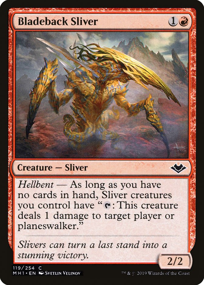 Bladeback Sliver [Modern Horizons] | Cards and Coasters CA