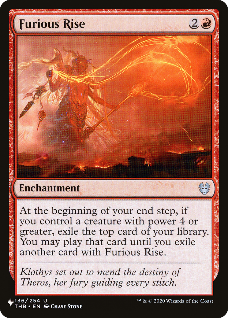 Furious Rise [The List Reprints] | Cards and Coasters CA