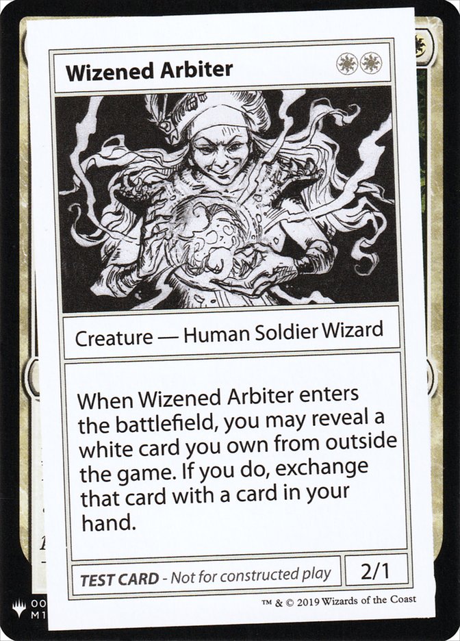 Wizened Arbiter [Mystery Booster Playtest Cards] | Cards and Coasters CA