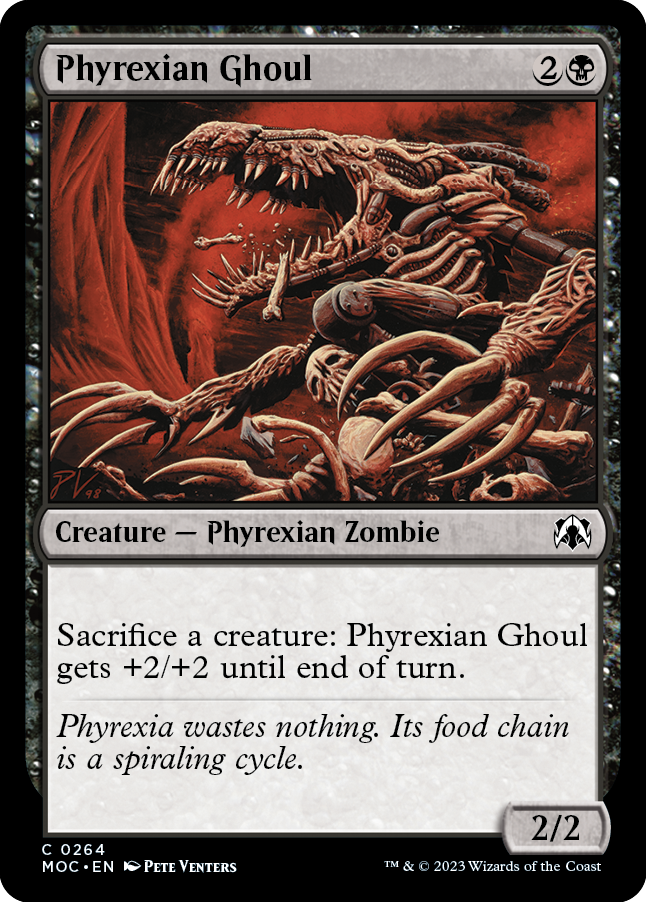 Phyrexian Ghoul [March of the Machine Commander] | Cards and Coasters CA