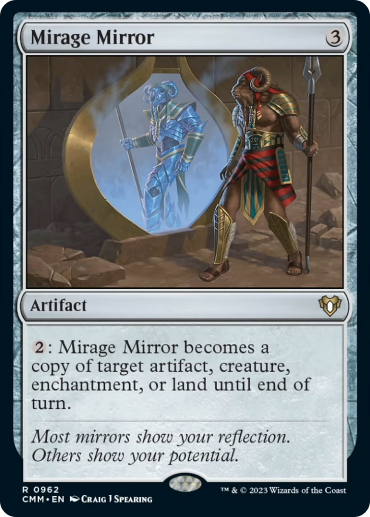 Mirage Mirror [Commander Masters] | Cards and Coasters CA