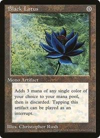 Black Lotus (Oversized) [Oversize Cards] | Cards and Coasters CA