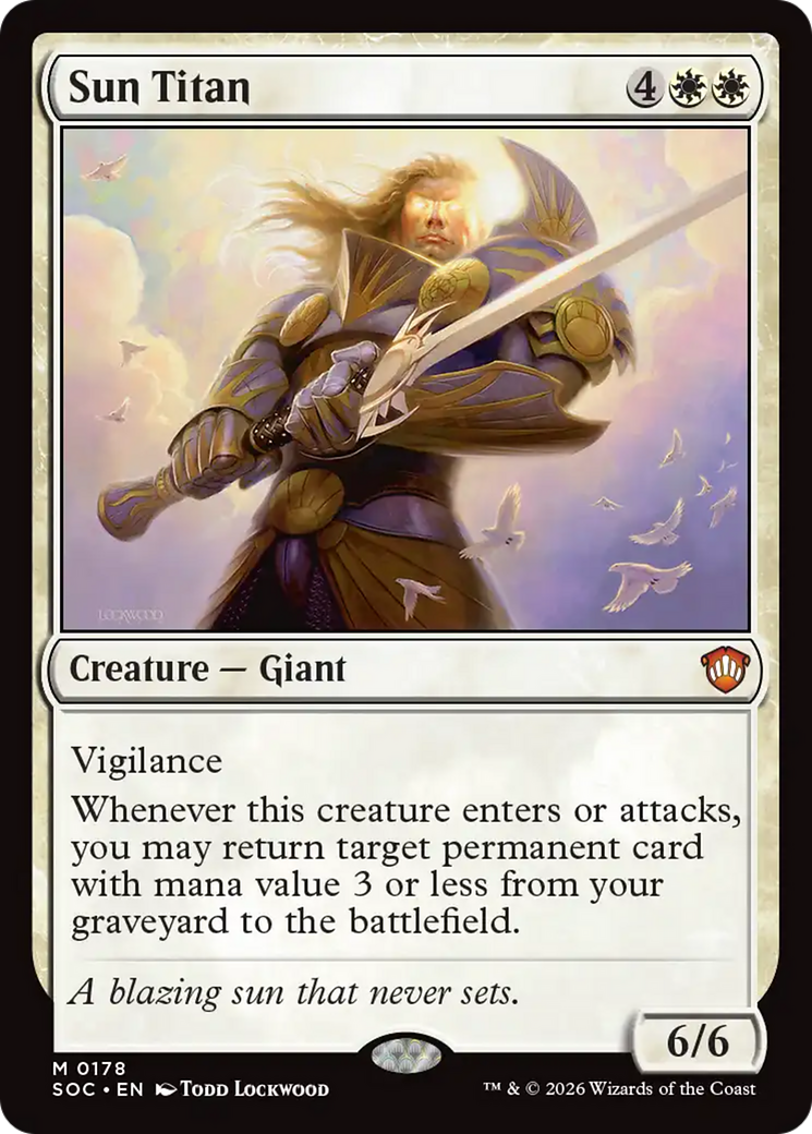 Sun Titan [Secrets of Strixhaven Commander] | Cards and Coasters CA