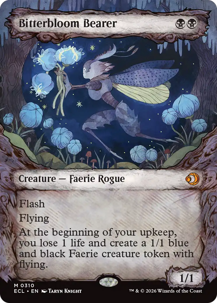 Bitterbloom Bearer (Showcase) [Lorwyn Eclipsed] | Cards and Coasters CA